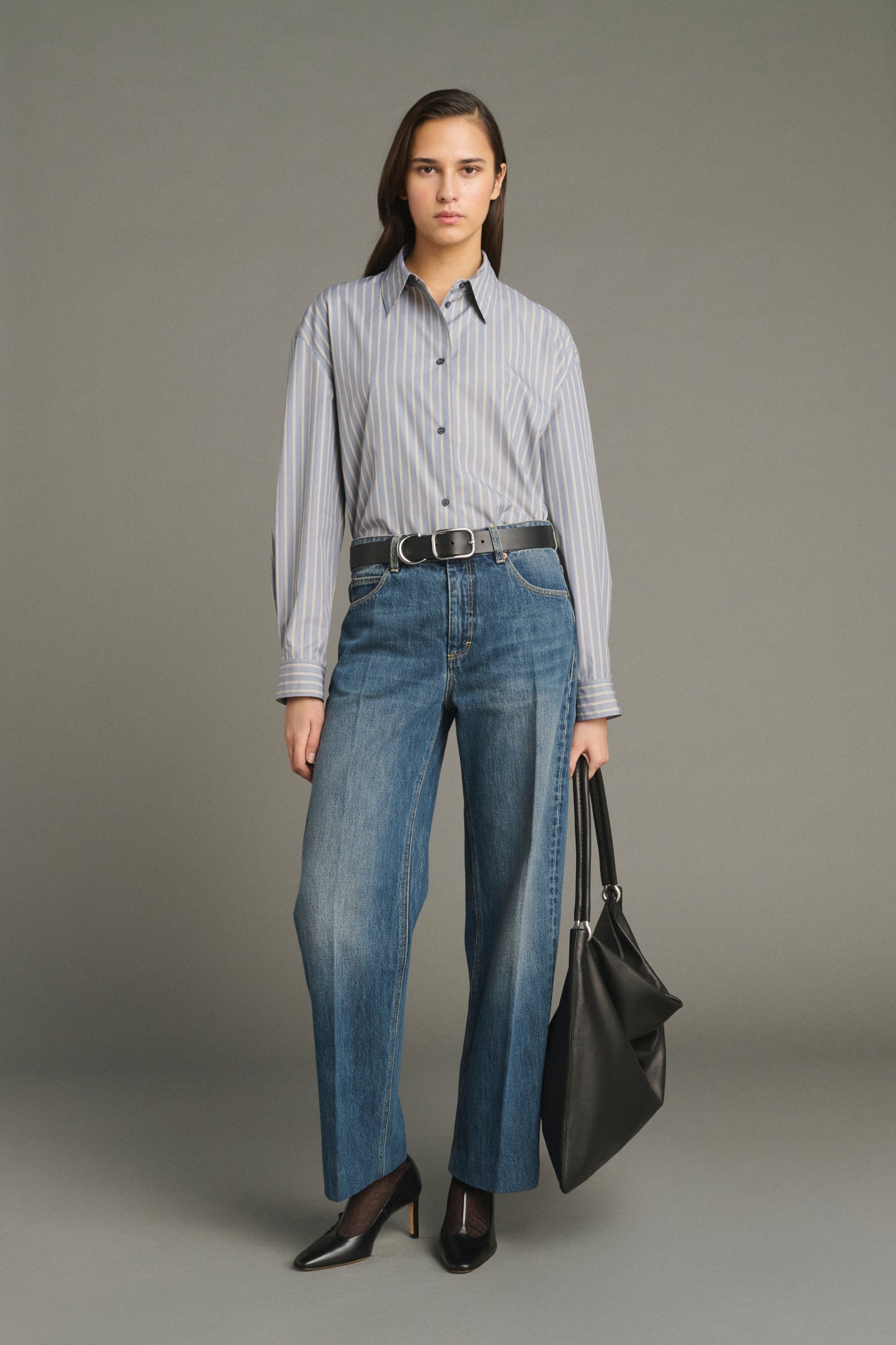 Jean Jerry - Denim Bleu Délavé - Coton - Femme