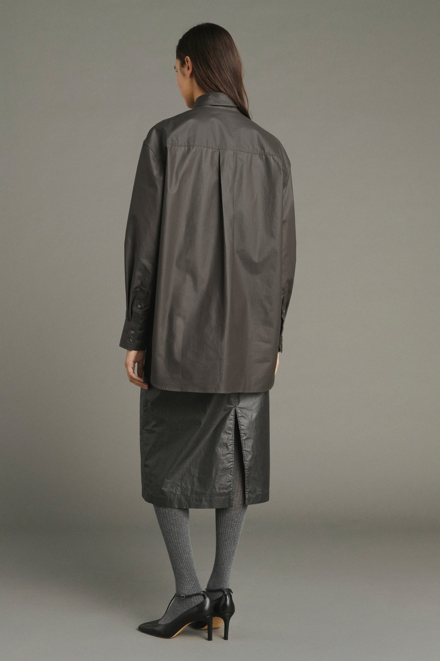 Hemd Carlotta – Dunkelbraun – Baumwolle – Damen