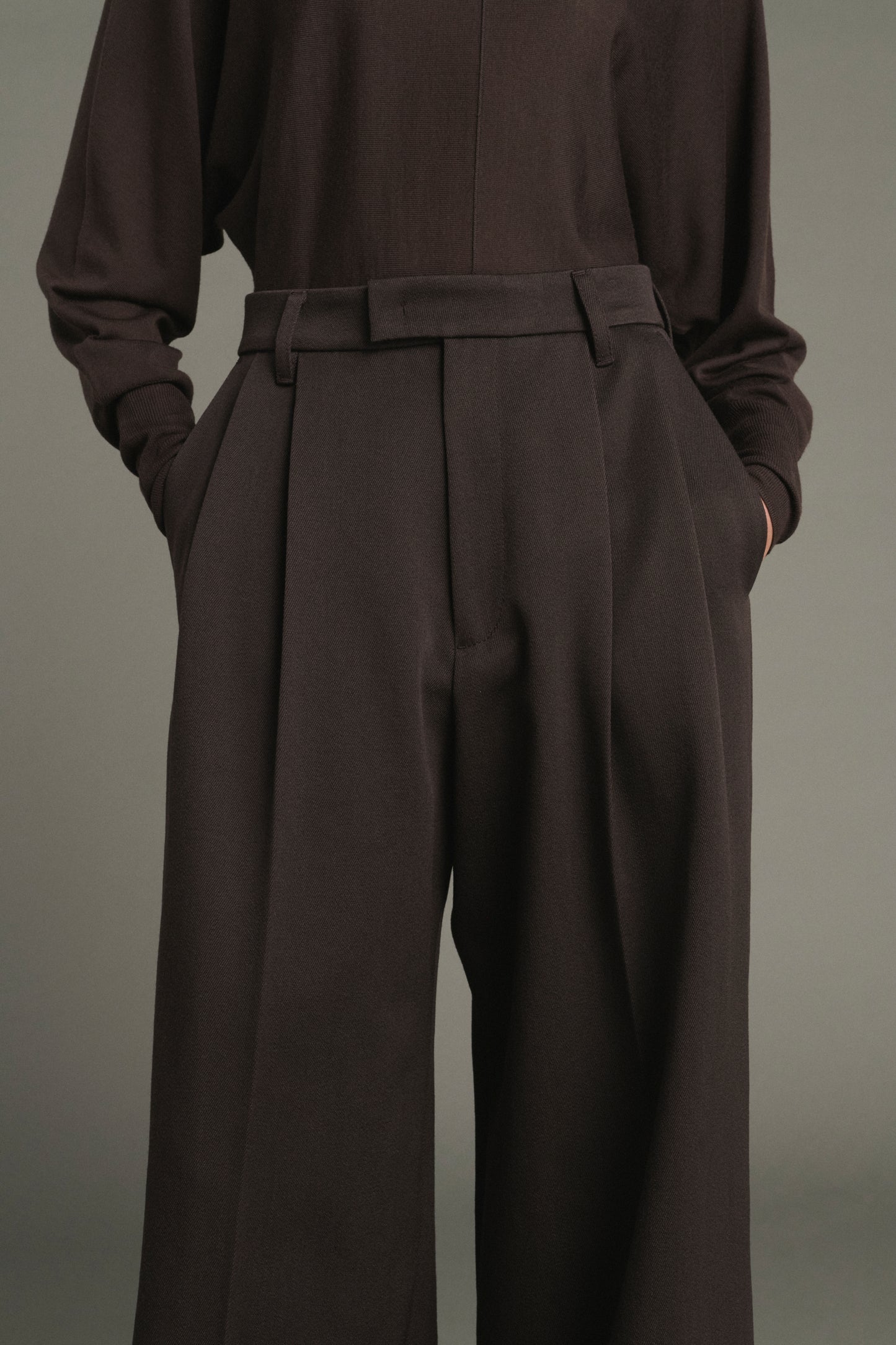 Hose Laumiere – Ebenholz – Wolle – Damen