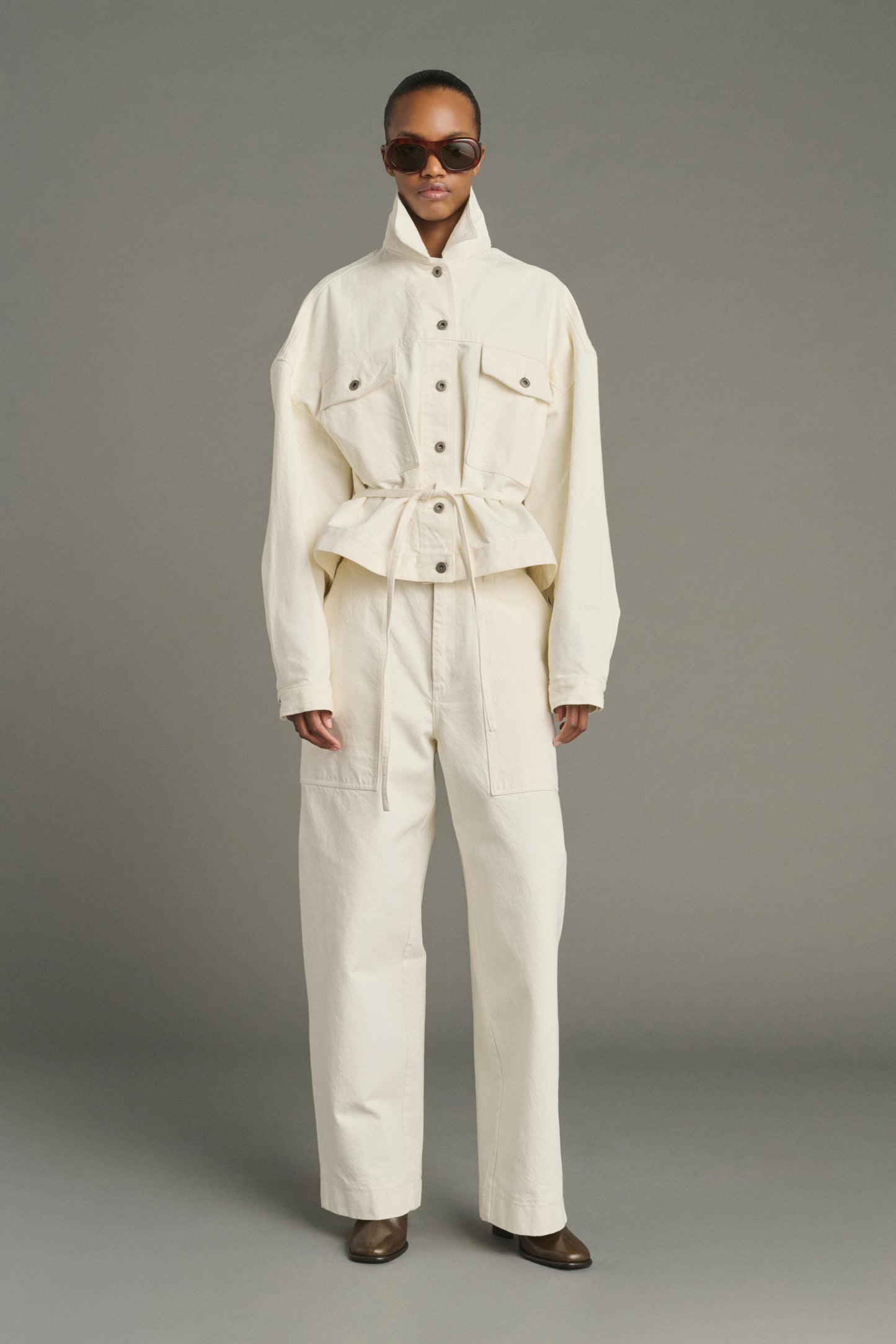 Jacke Lys - Ecru - Baumwolle - Damen