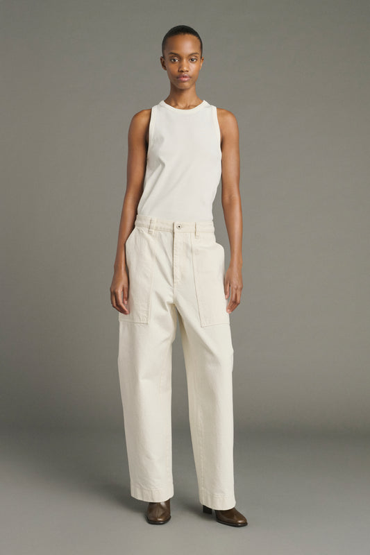 Jeans Kurt - Écru - Baumwolle - Damen