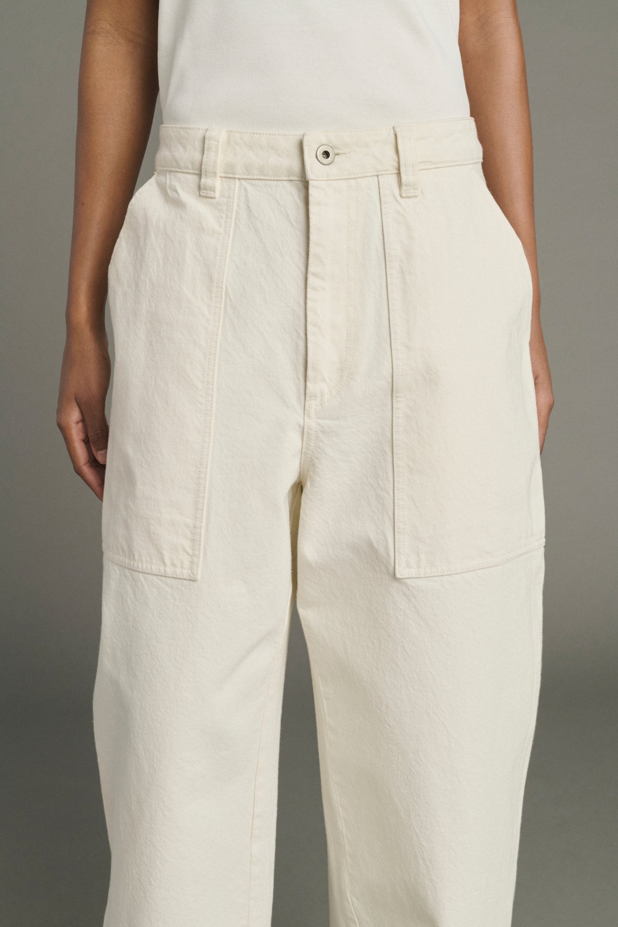 Jeans Kurt - Écru - Baumwolle - Damen vue 5