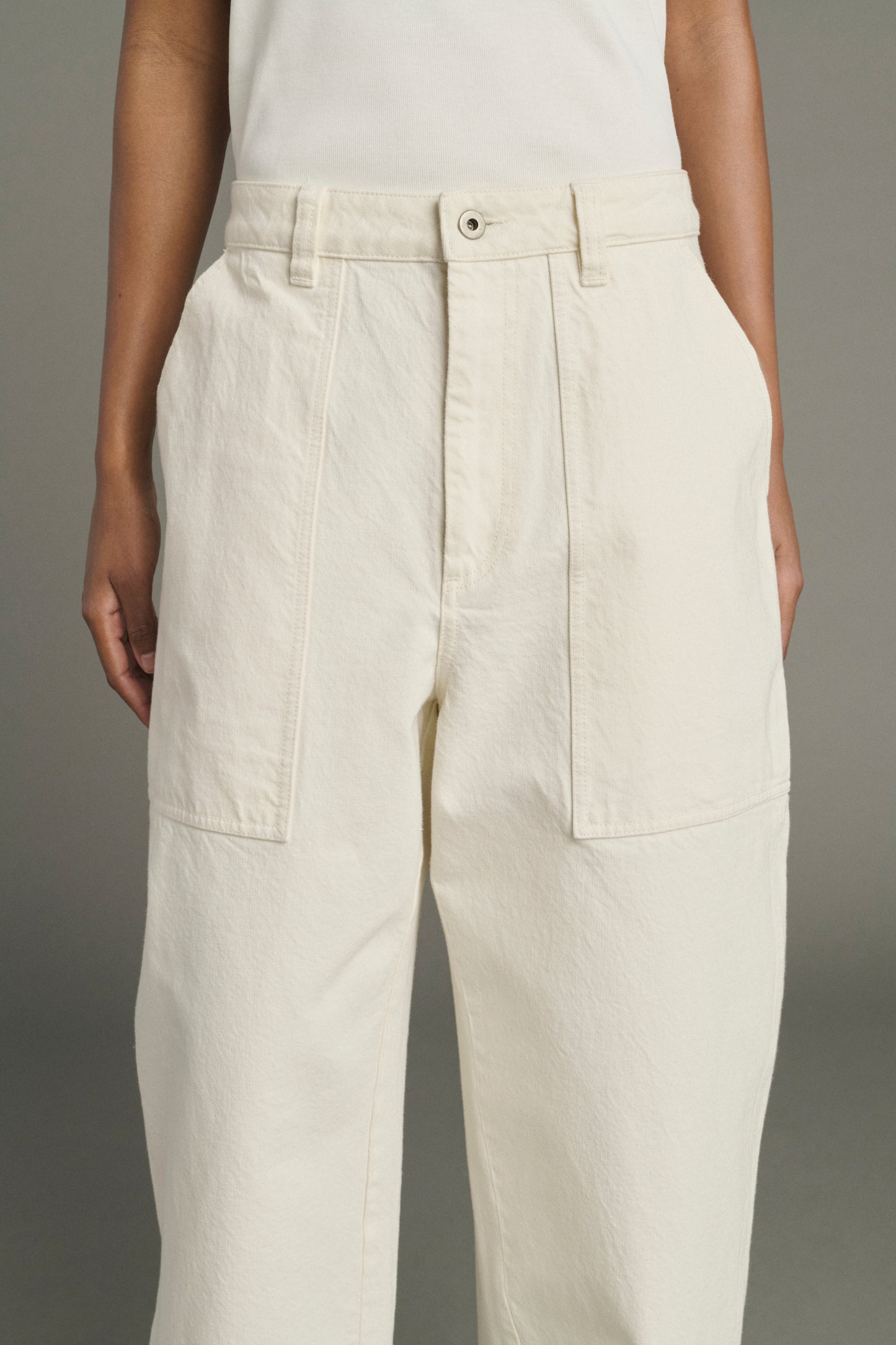 Jeans Kurt - Écru - Baumwolle - Damen