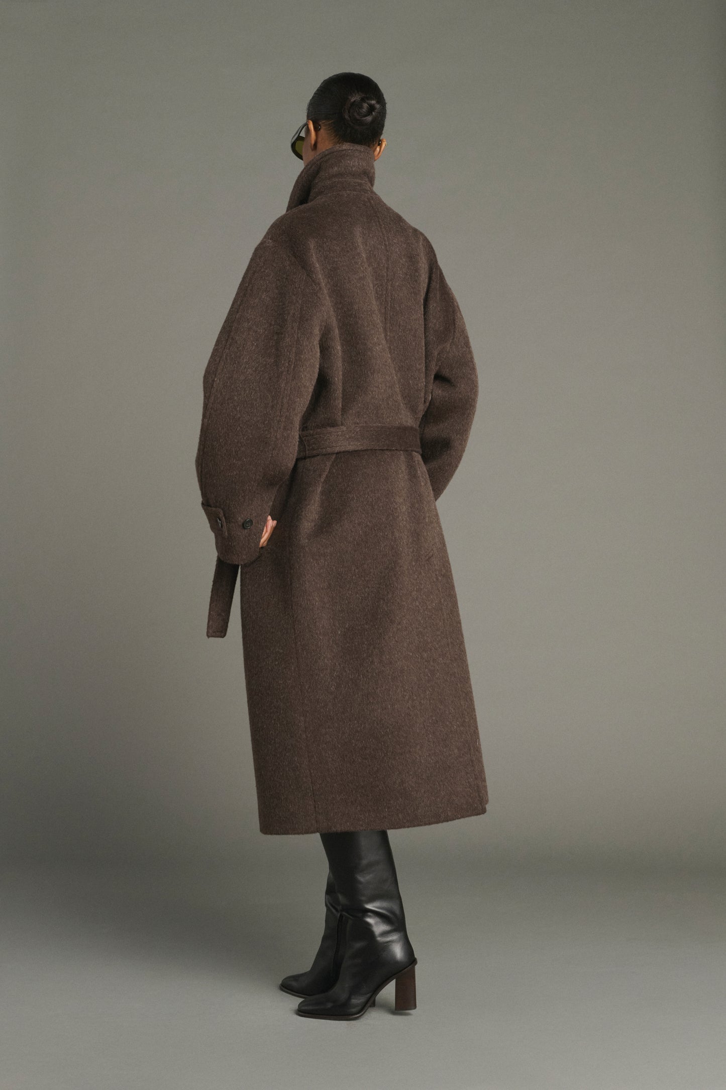 Manteau Jules - Marron - Laine - Femme
