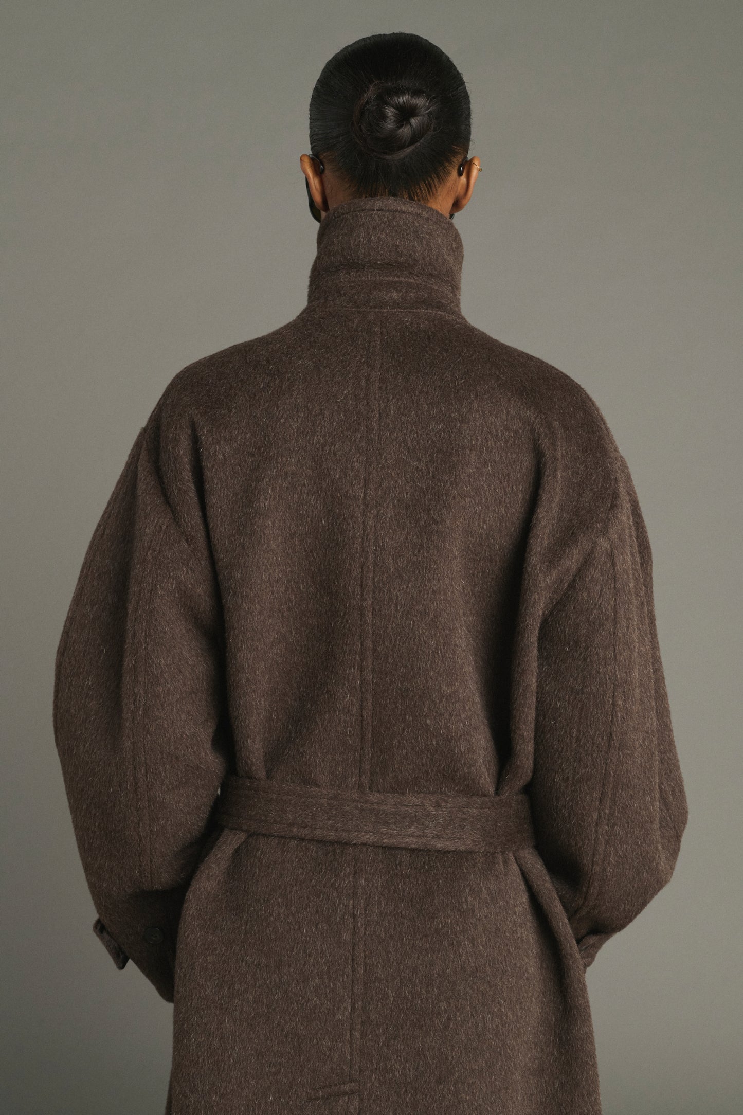 Manteau Jules - Marron - Laine - Femme