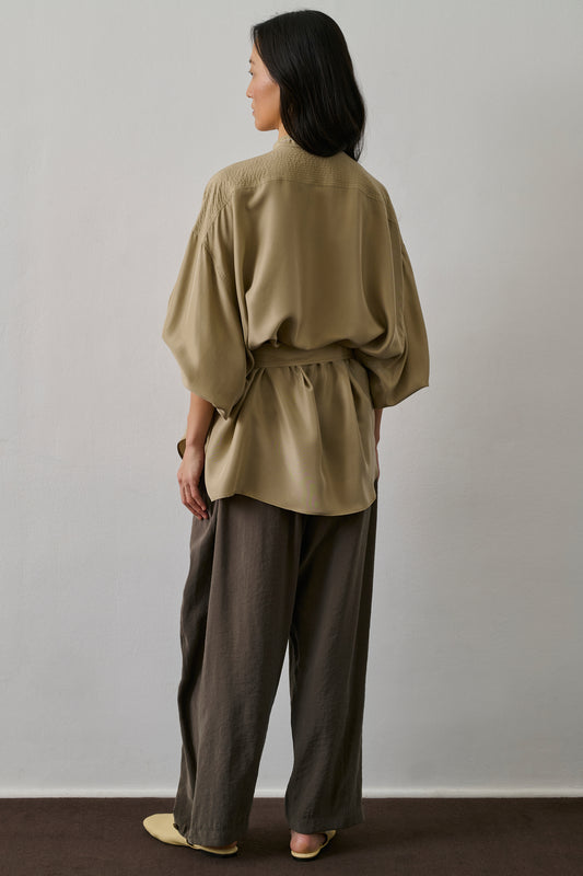 Chemise Glasgow - Beige - Soie - Femme