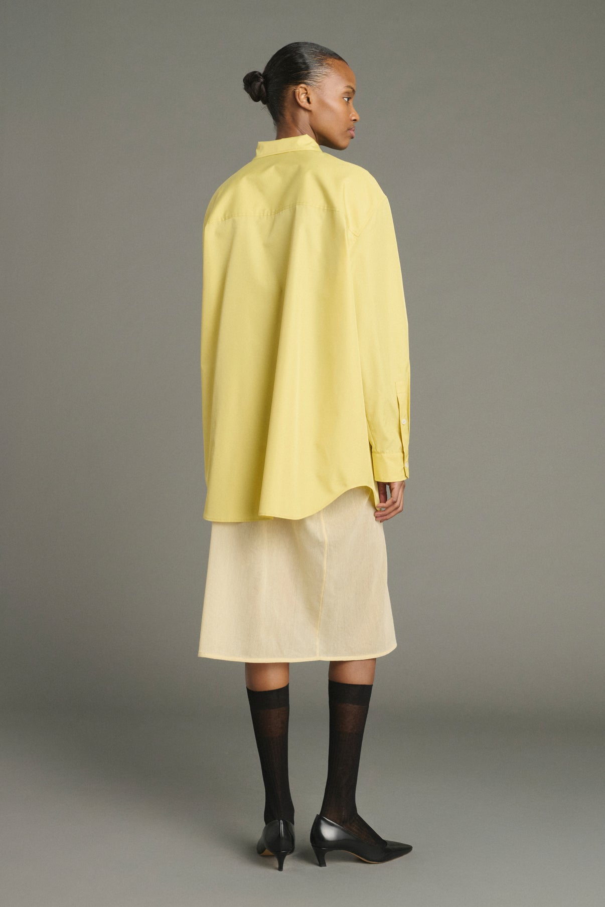 Kita shirt - Yellow/Beige - Women vue 2