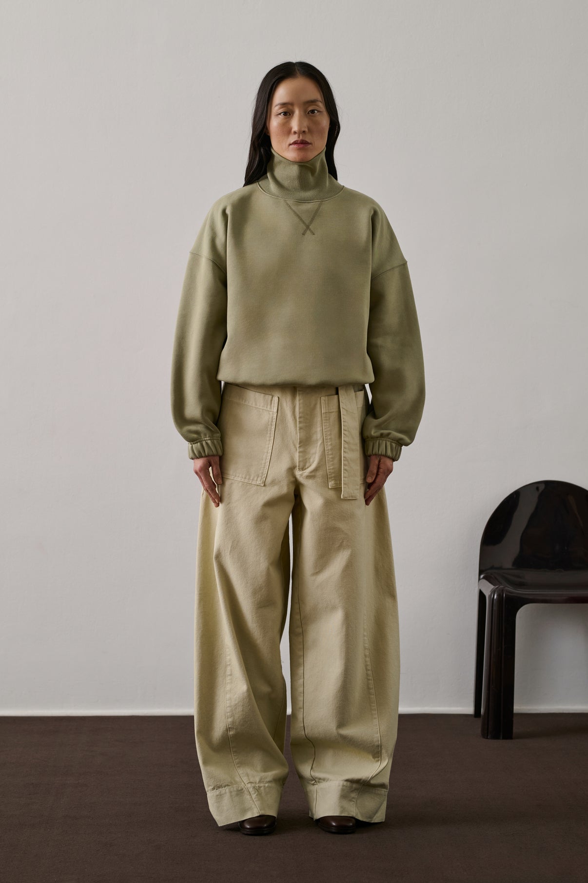 Pantalon Cody - Jaune Pâle - Coton - Femme vue 1