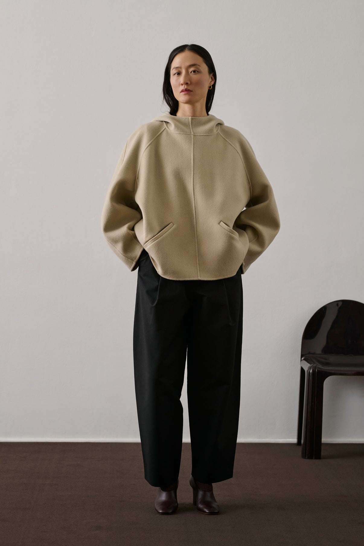 Sweatshirt Gretel - Craie - Laine - Femme vue 3