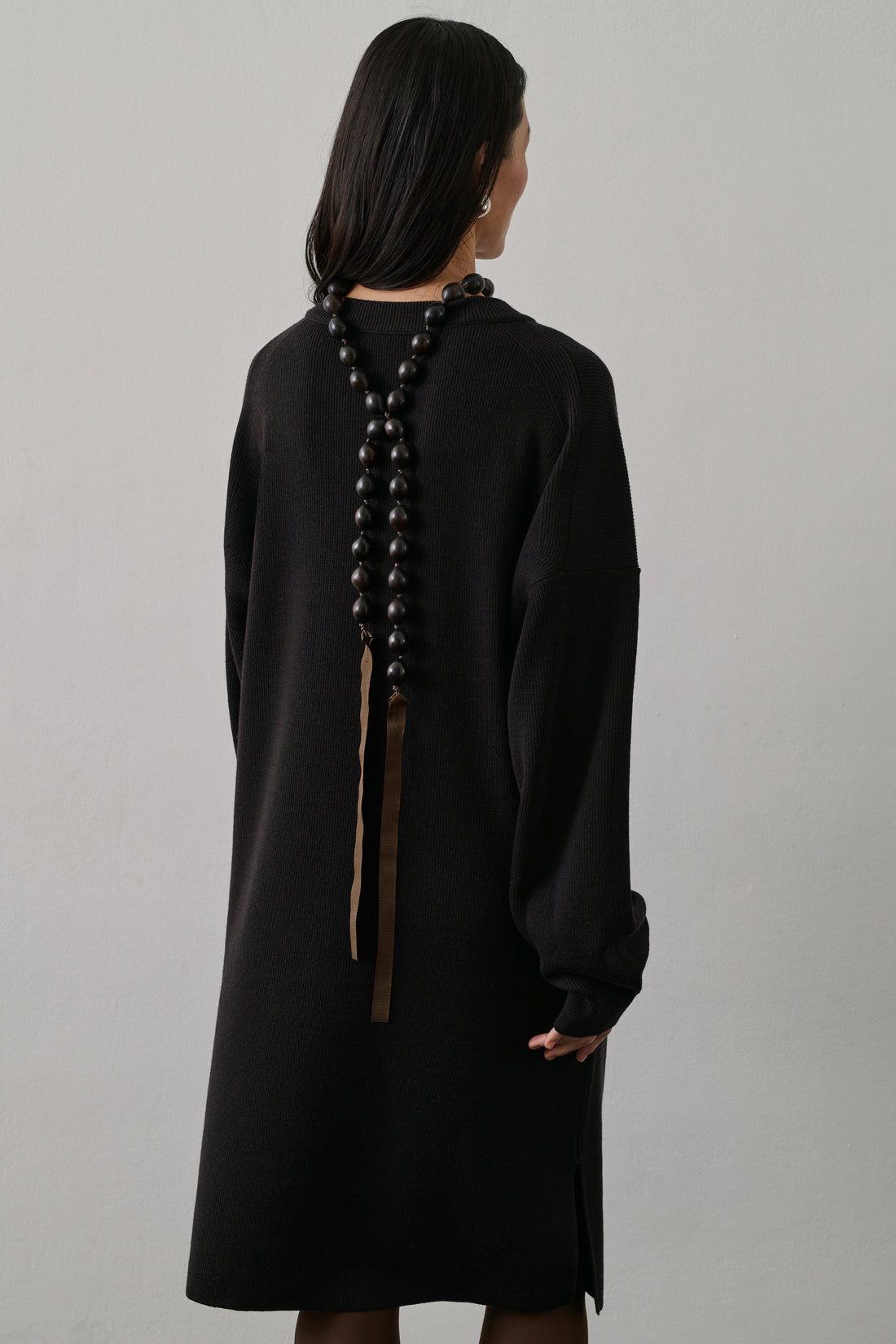 Robe Falaise - Chocolat - Laine - Femme