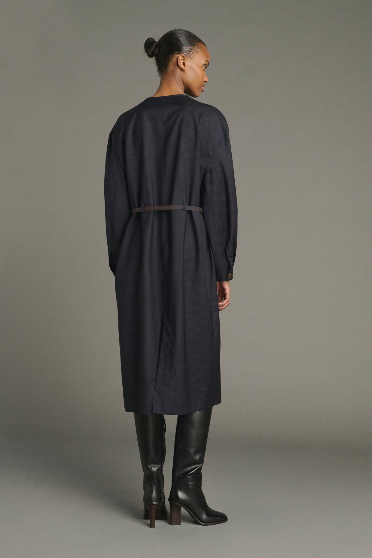 Robe Helie - Bleu/Navy - Laine - Femme vue 2
