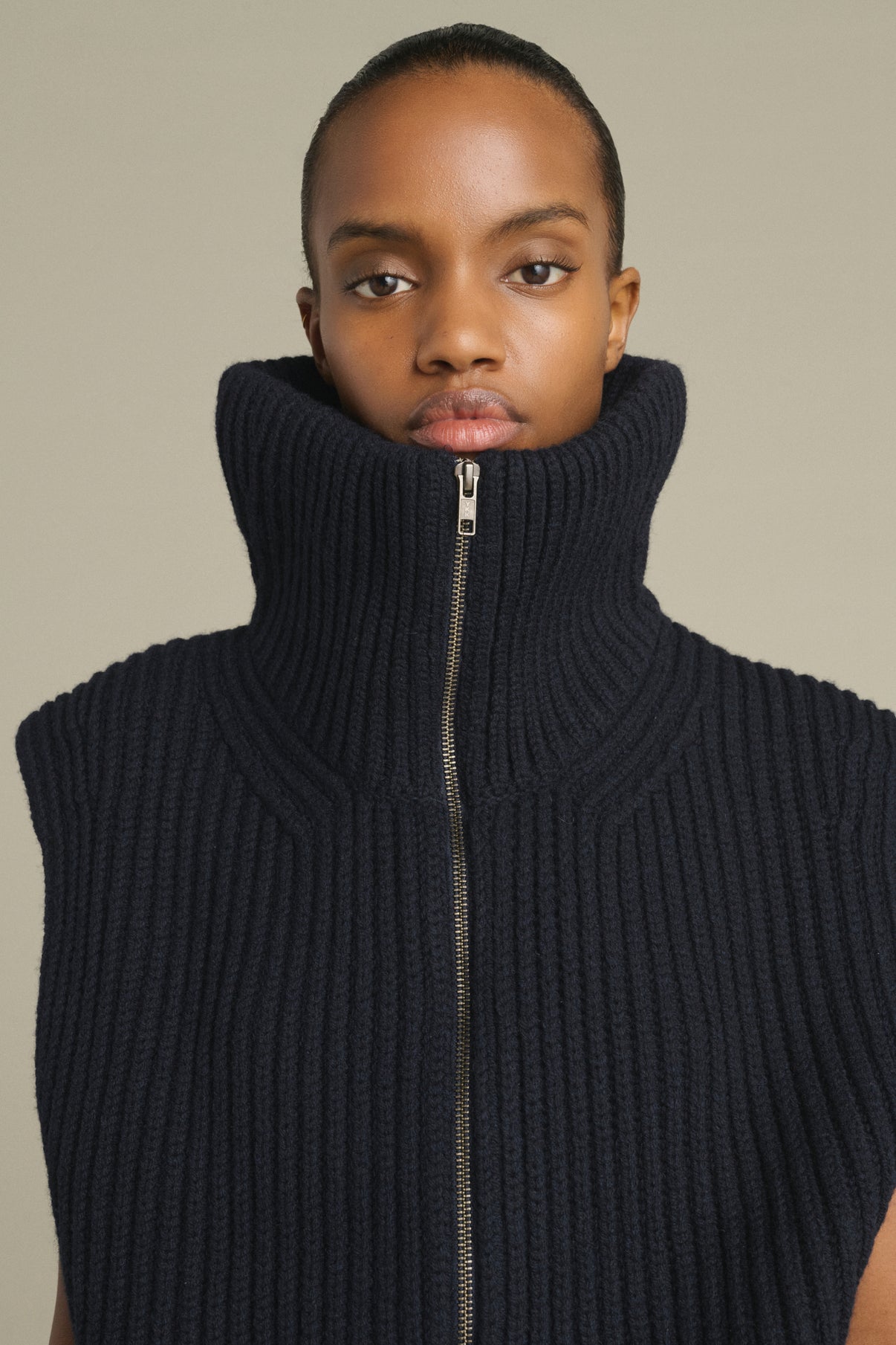 Veste Kristen - Navy - Laine Mérinos - Femme vue 4