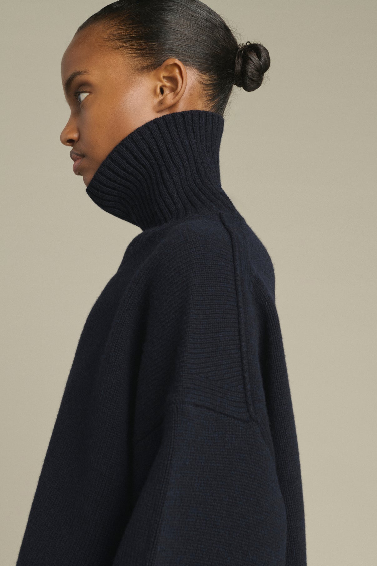 Pullover William - Navy - Merinowolle - Damen vue 5