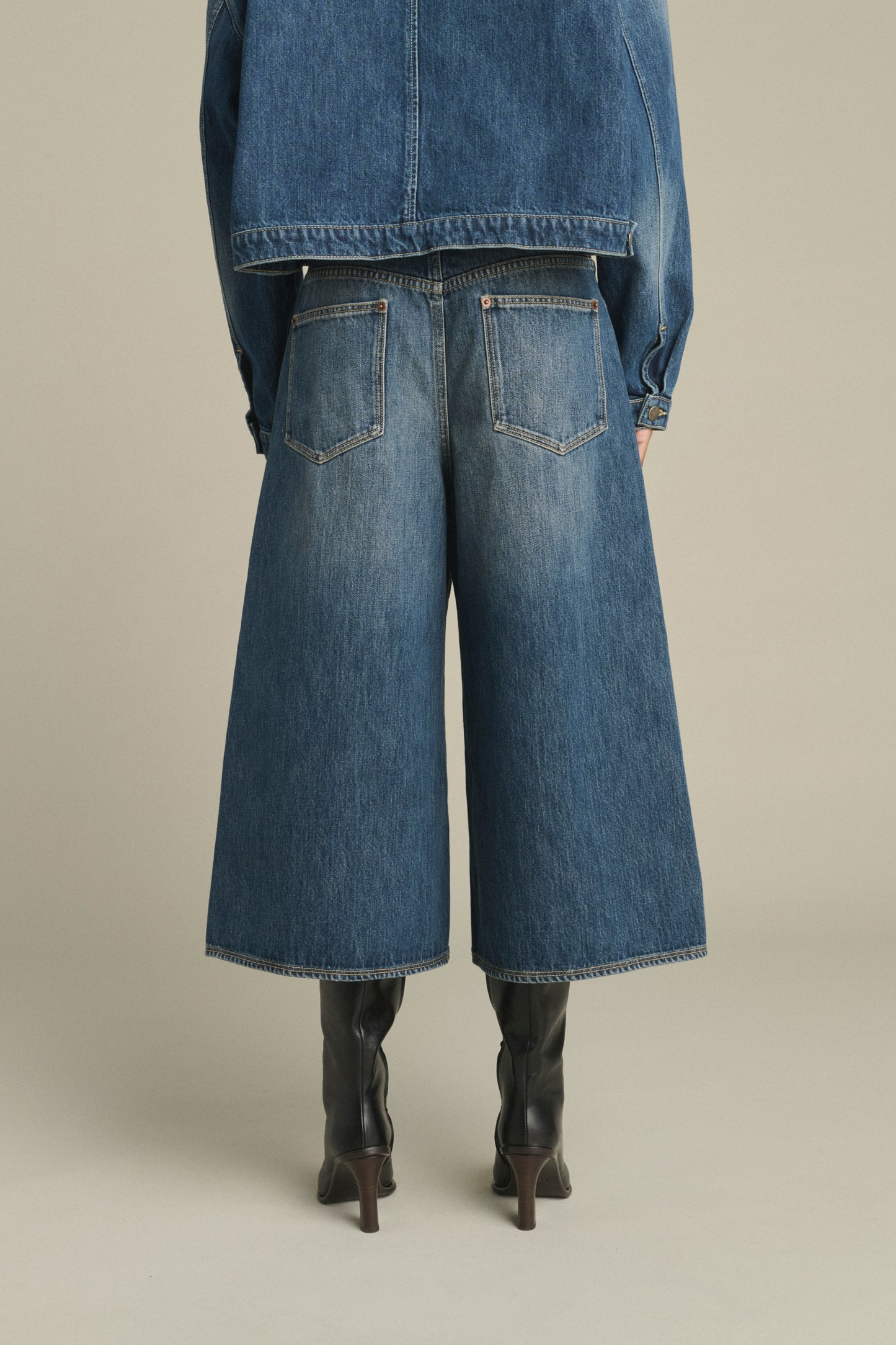 Bermuda Joyce - Denim Bleu Délavé - Coton - Femme