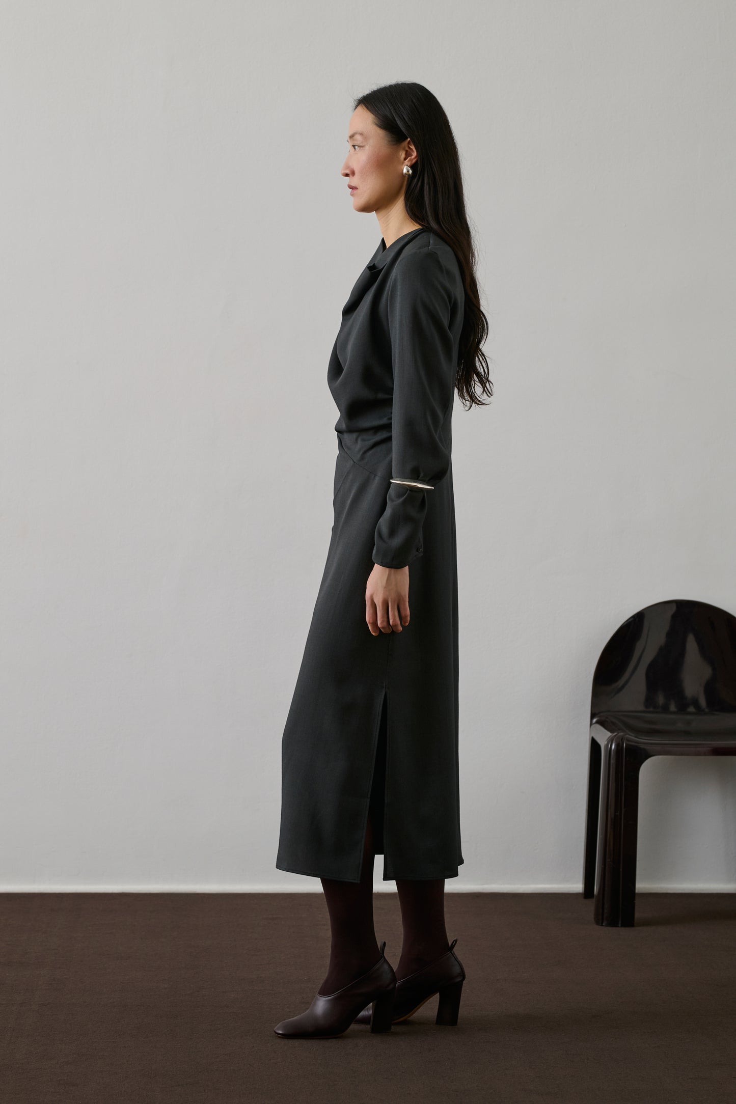 Robe Faustine - Gris Anthracite - Femme