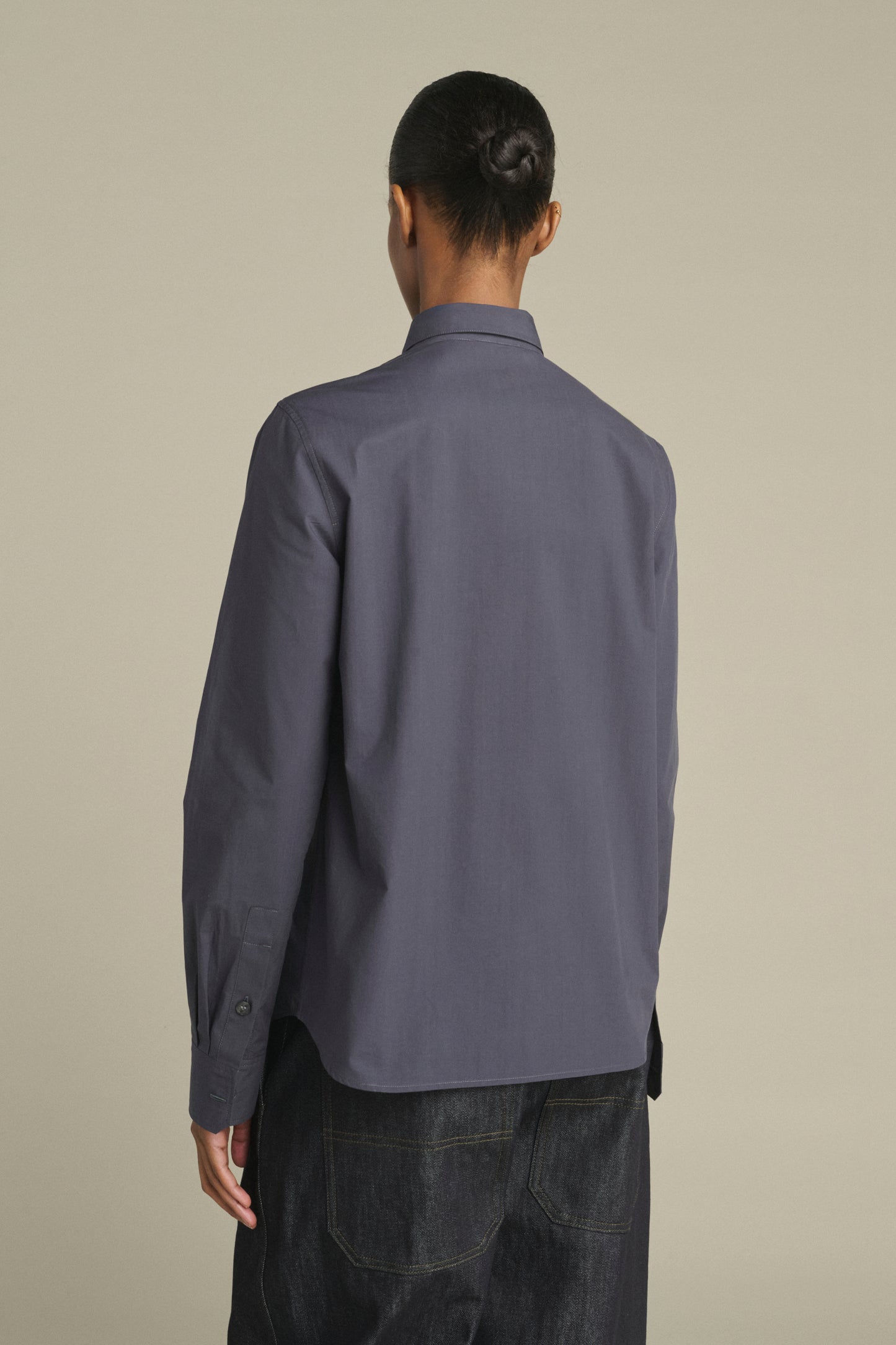Chemise Lavinia - Bleu Nuit - Coton - Femme
