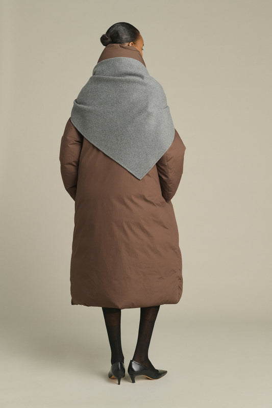 Cape Jamelia - Gris Clair - Laine - Femme