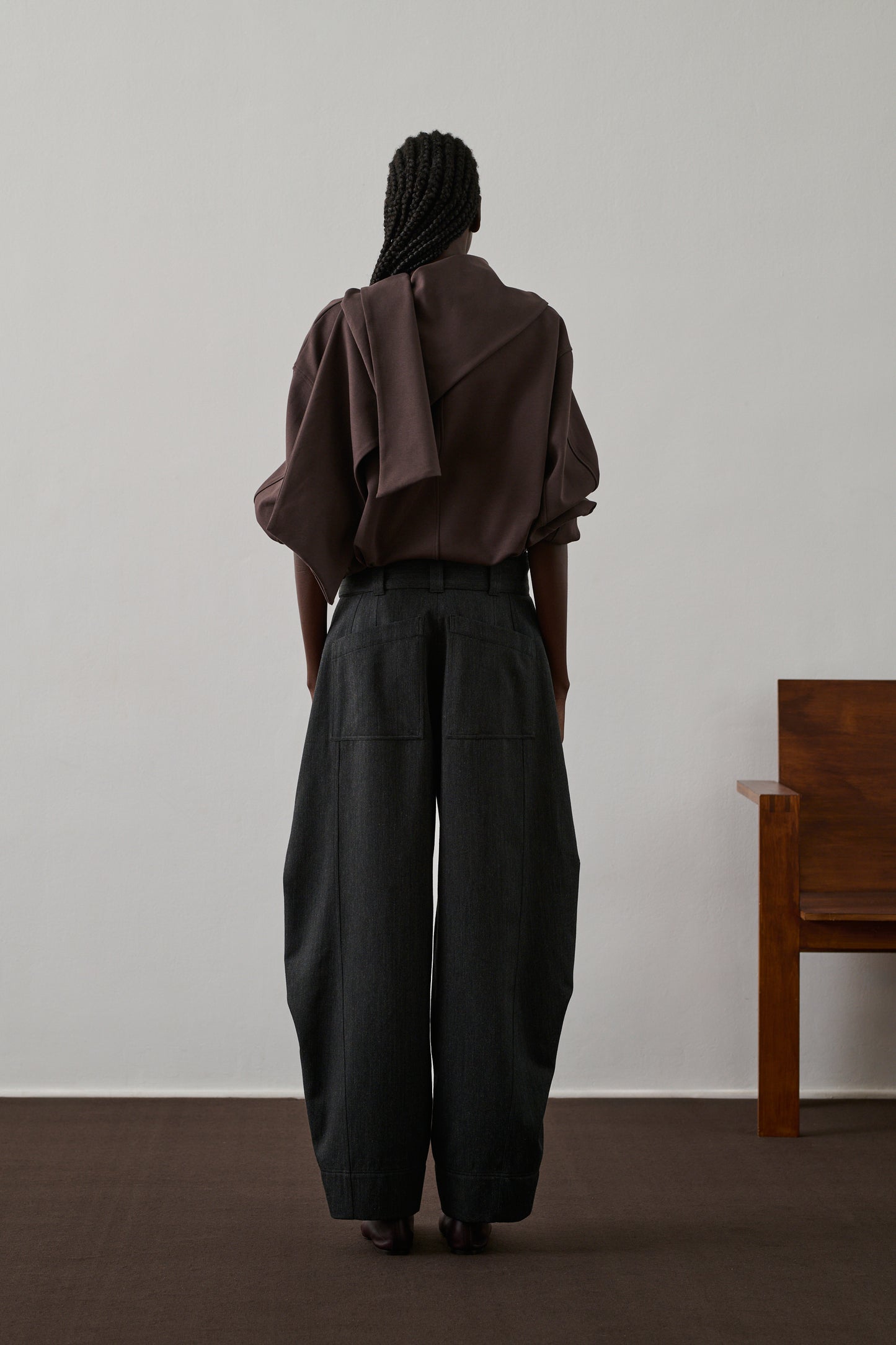 Pantalon Gao - Gris Chiné - Femme