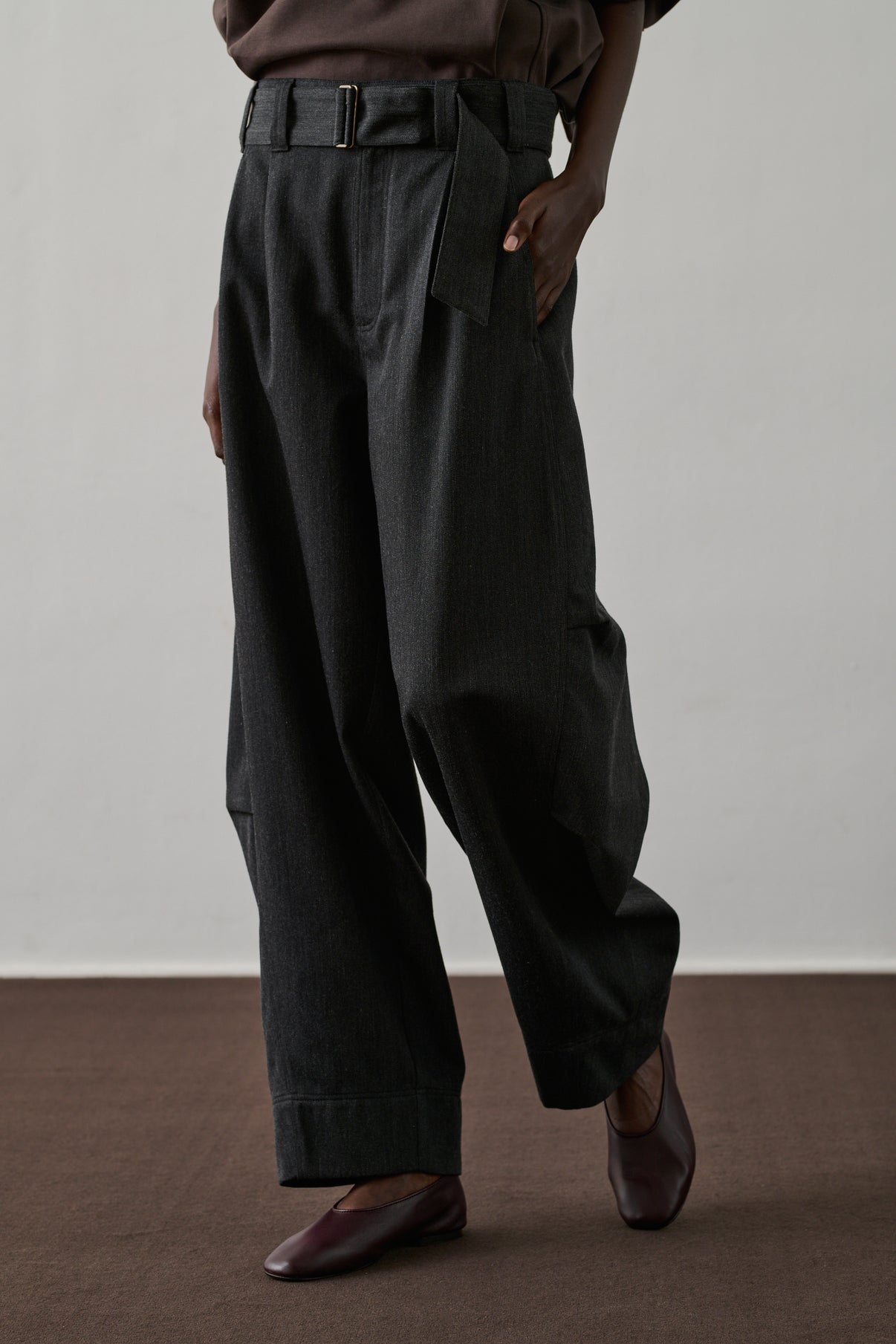 Pantalon Gao - Gris Chiné - Femme vue 3