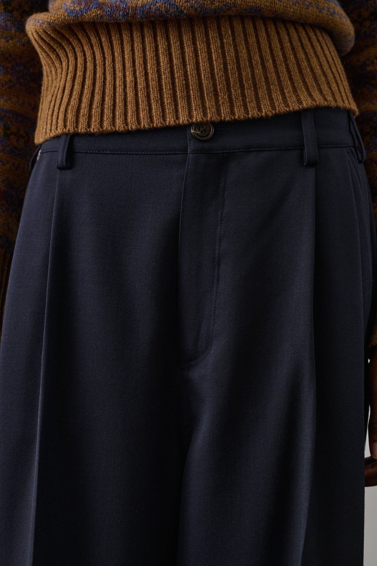 Pantalon Frejus - Bleu Nuit - Laine - Femme vue 4