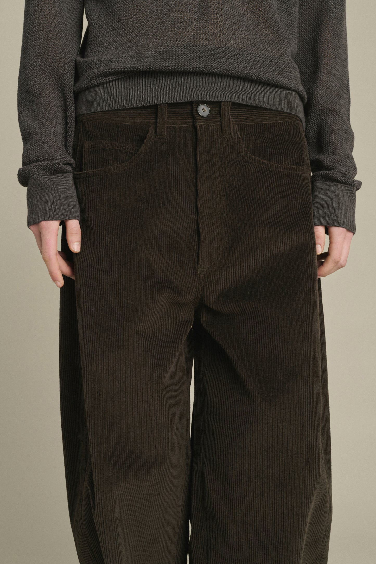 Pantalon Gunther - Marron Foncé - Coton - Femme