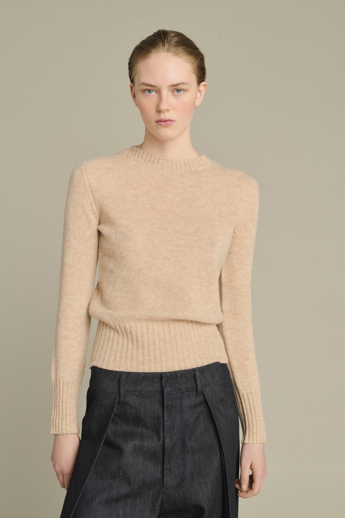 Pullover Gipsy – Écru Chiné – Merinowolle – Damen vue 3