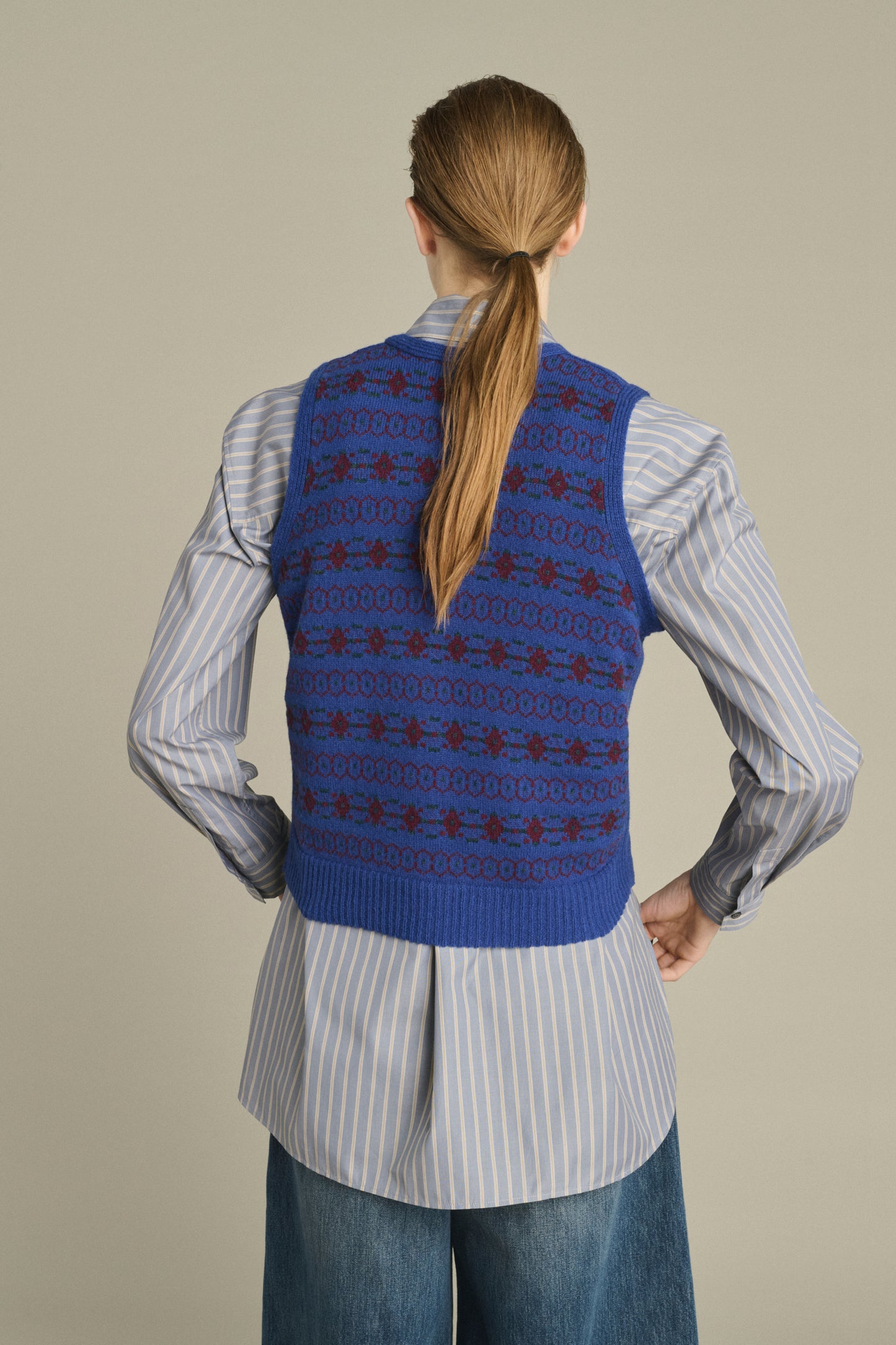 Pull Ileana - Multico Violet - Laine Mérinos - Femme