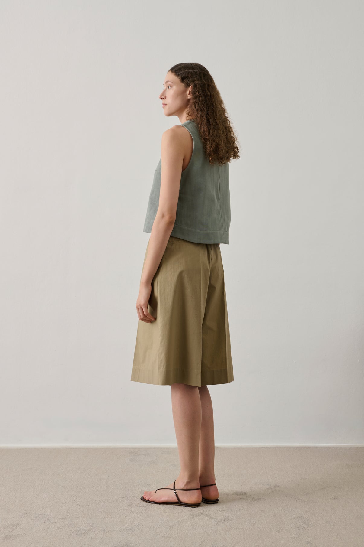 Bermuda Imogen - Sand - Baumwolle - Damen vue 5