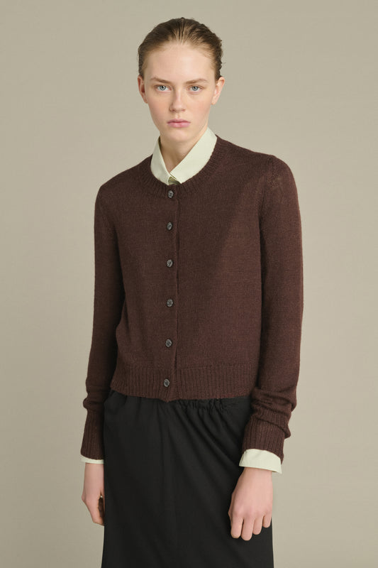 Cardigan Griffith - Braun - Wolle - Damen