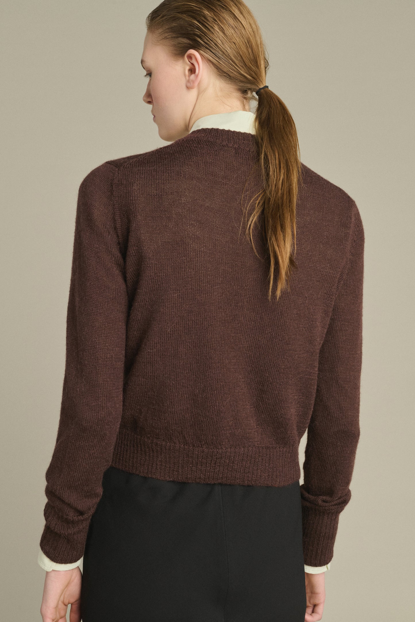 Cardigan Griffith - Braun - Wolle - Damen