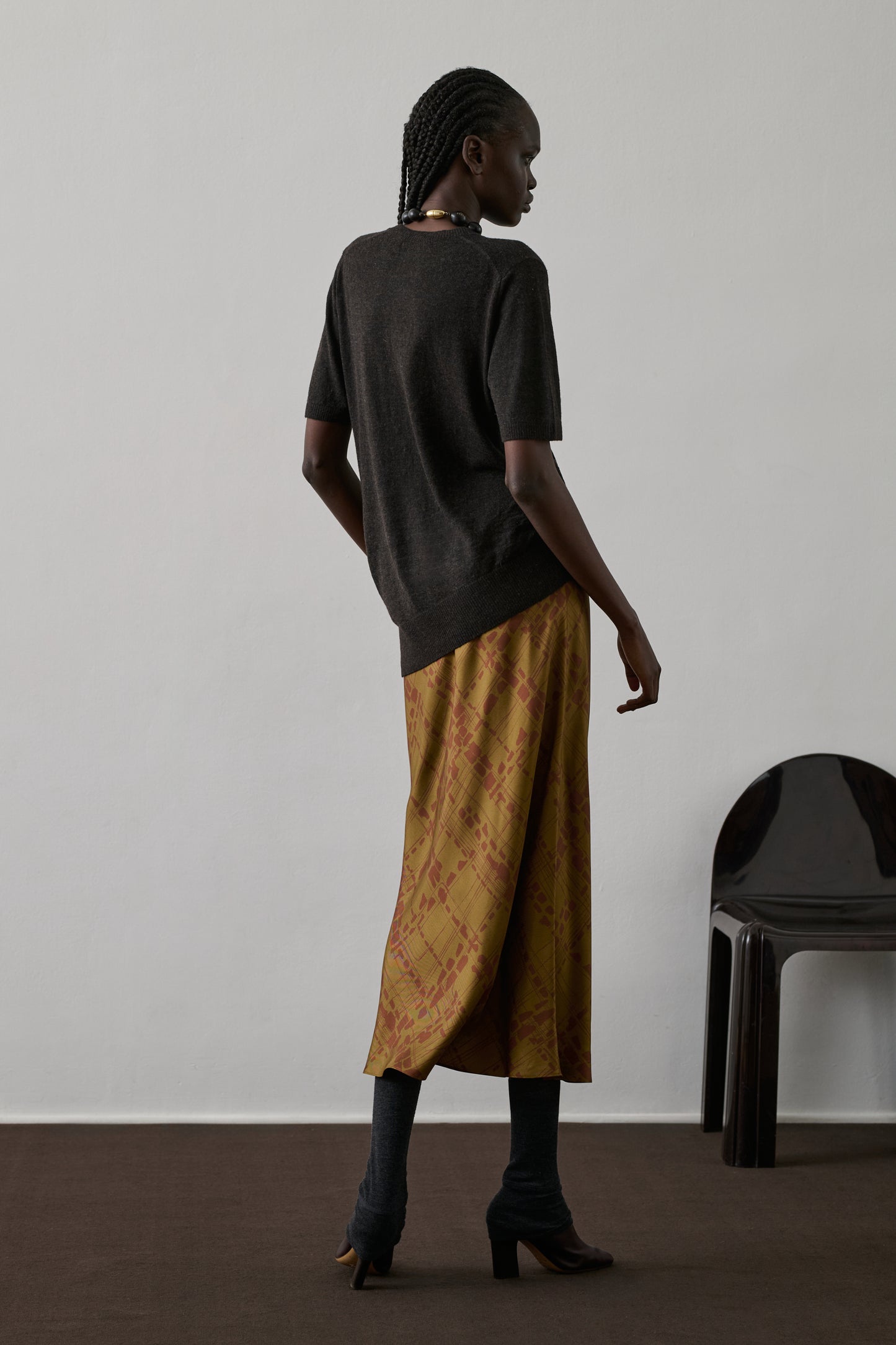 BROWN FLORIS PULLOVER