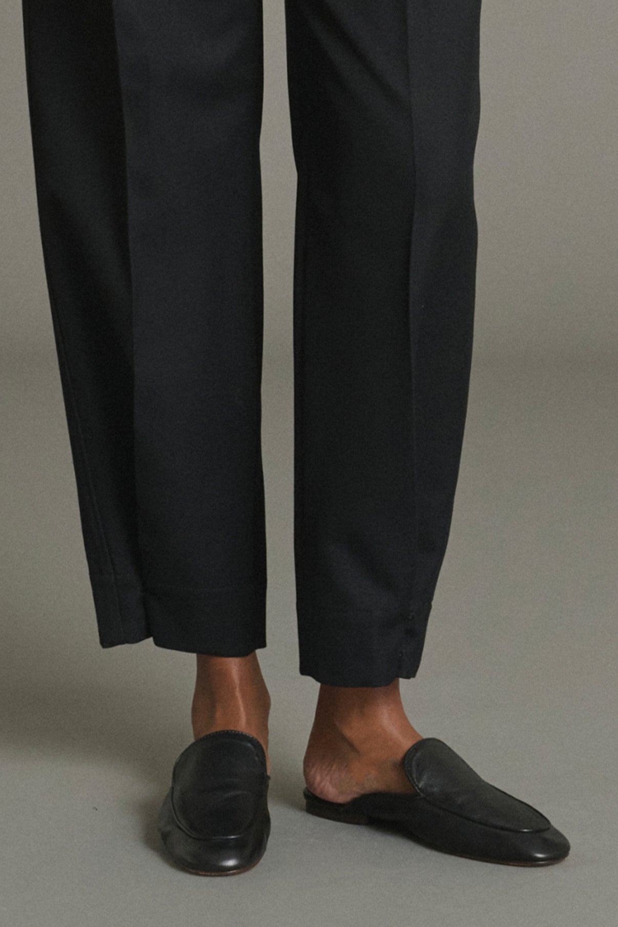Mules Antonine - Schwarz - Leder - Damen vue 6
