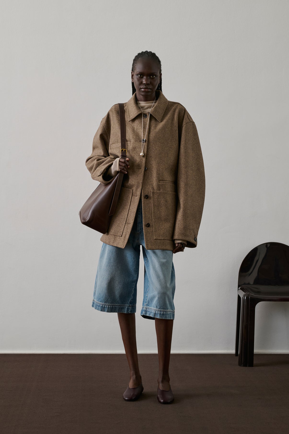 Bermuda Francis - Denim Bleu Délavé - Coton - Femme vue 1