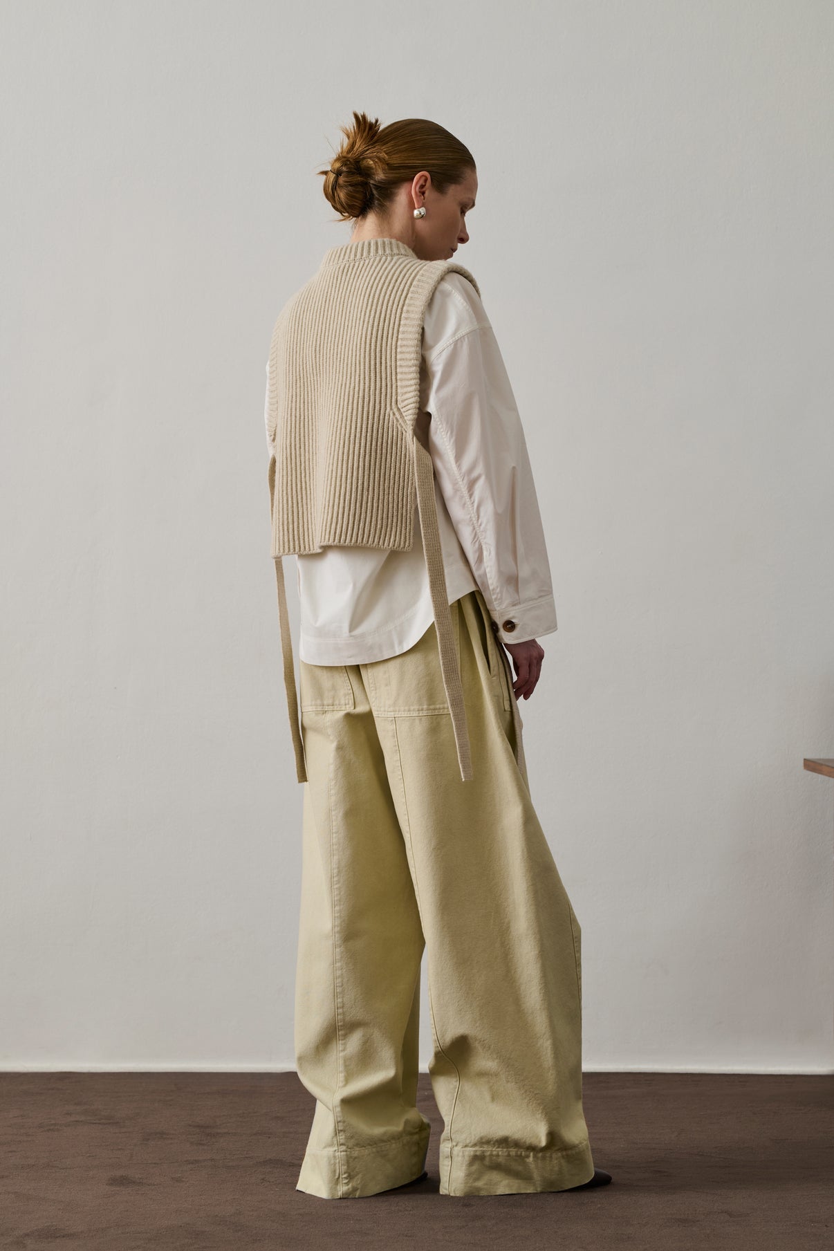 Pull Firmus - Écru Chiné - Laine - Femme vue 2