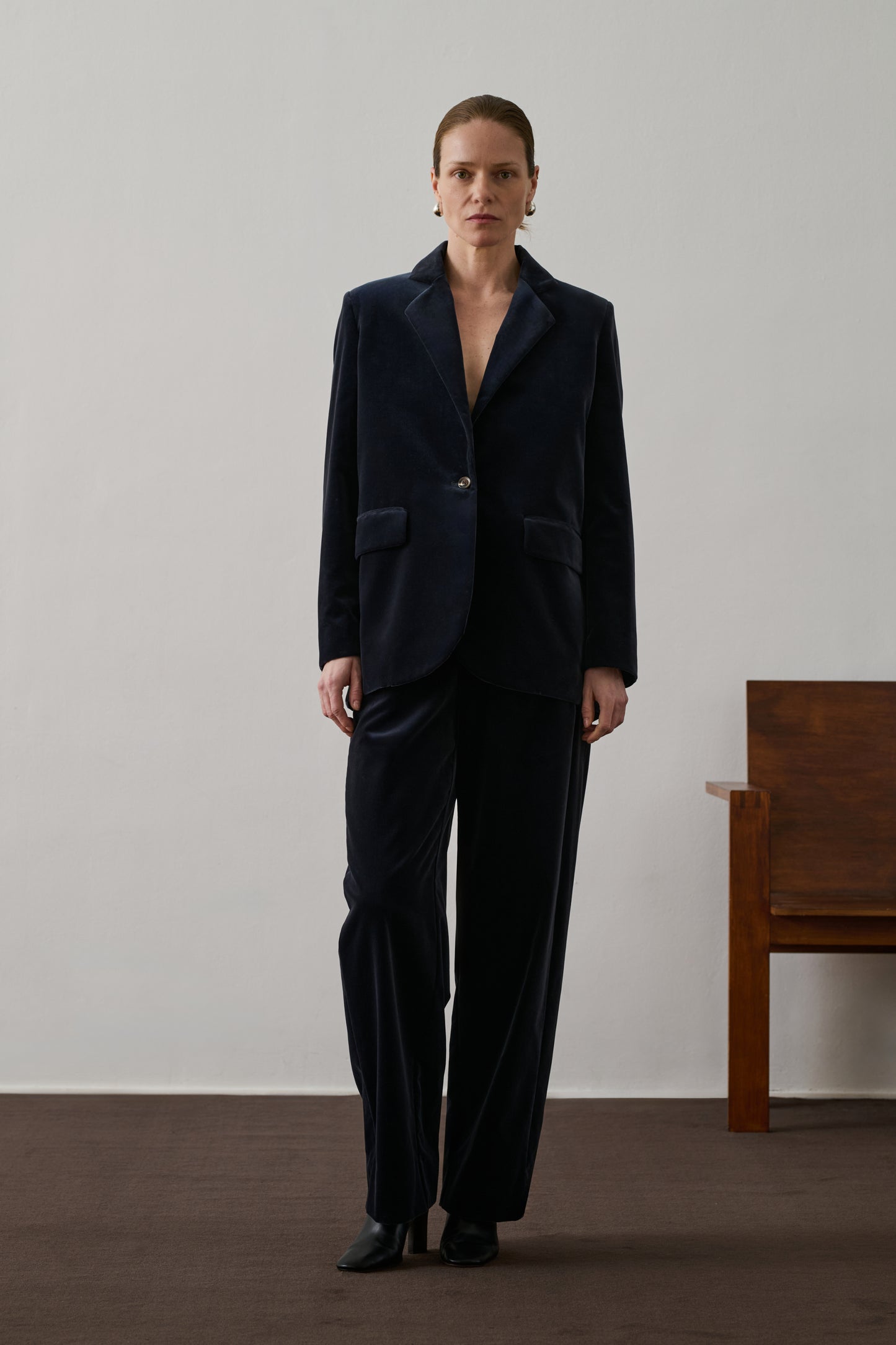 Pantalon Celestin - Gris Anthracite - Coton - Femme