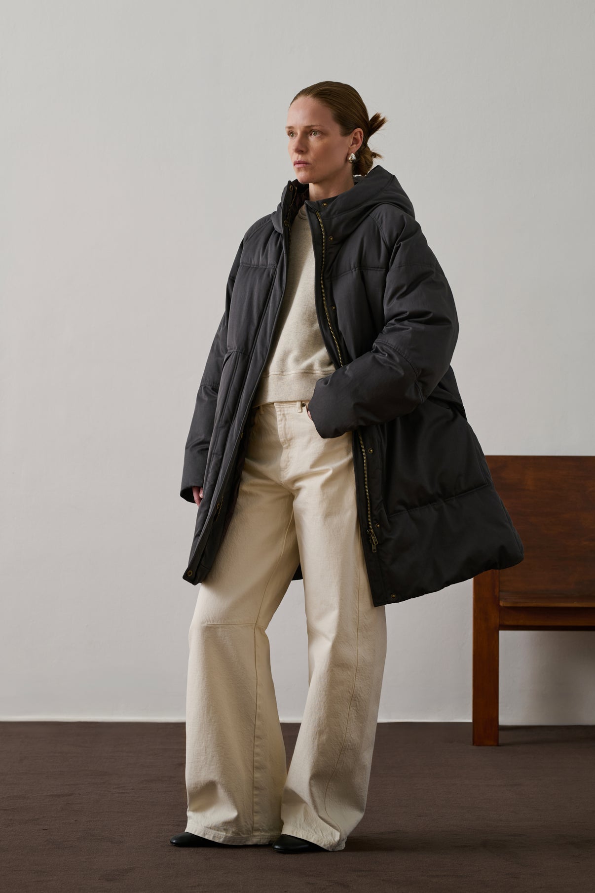 Doudoune Storm - Gris Anthracite - Femme vue 1