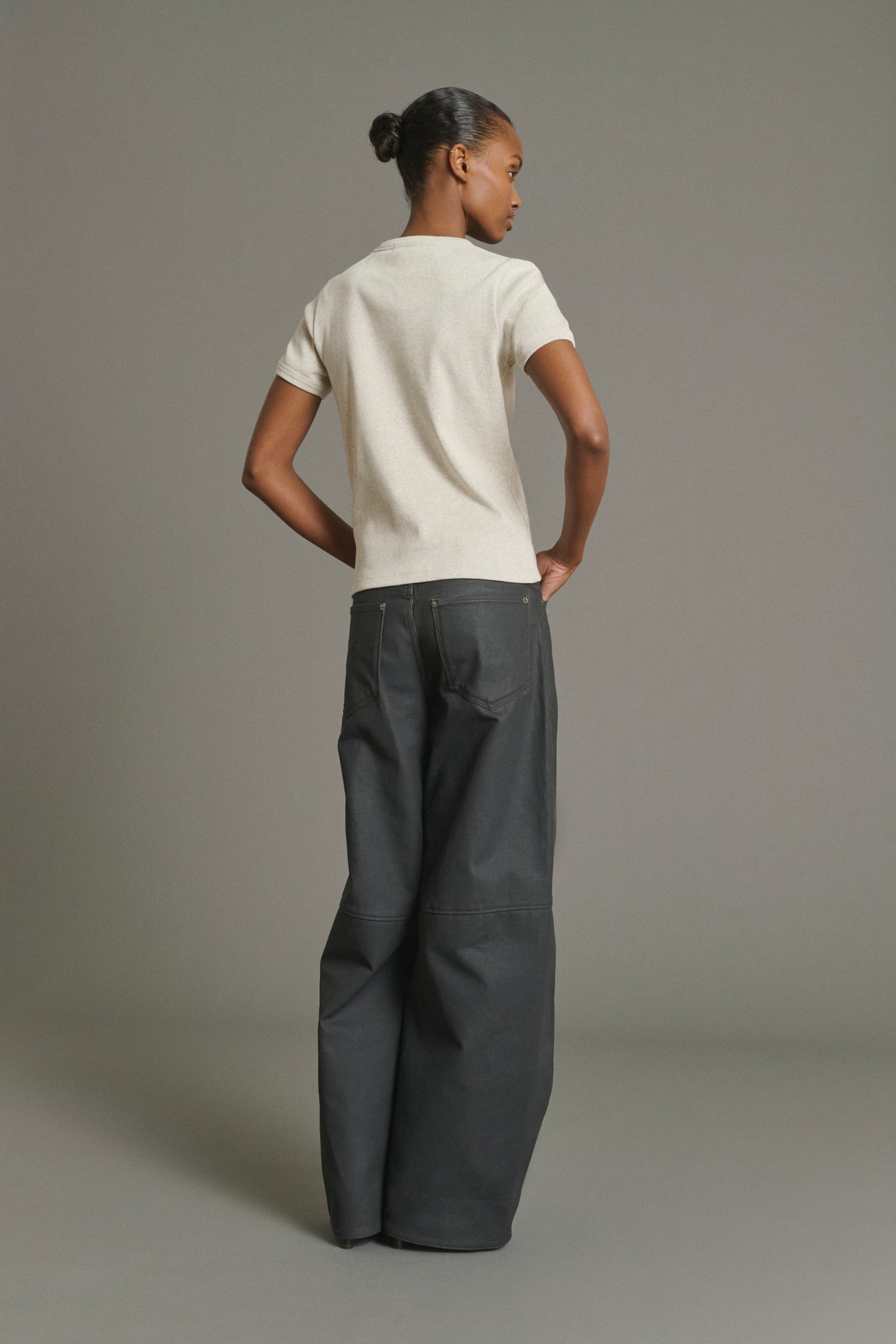 Jeans Jackson - Grau - Baumwolle - Damen