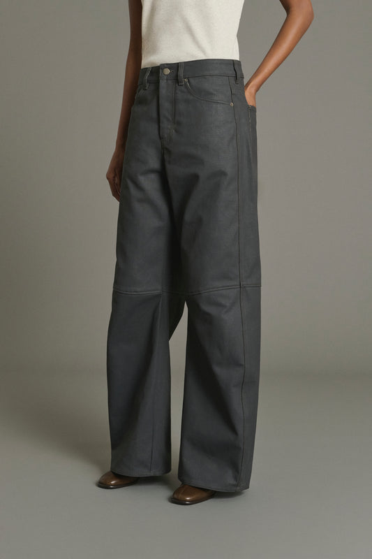 Jeans Jackson - Grau - Baumwolle - Damen