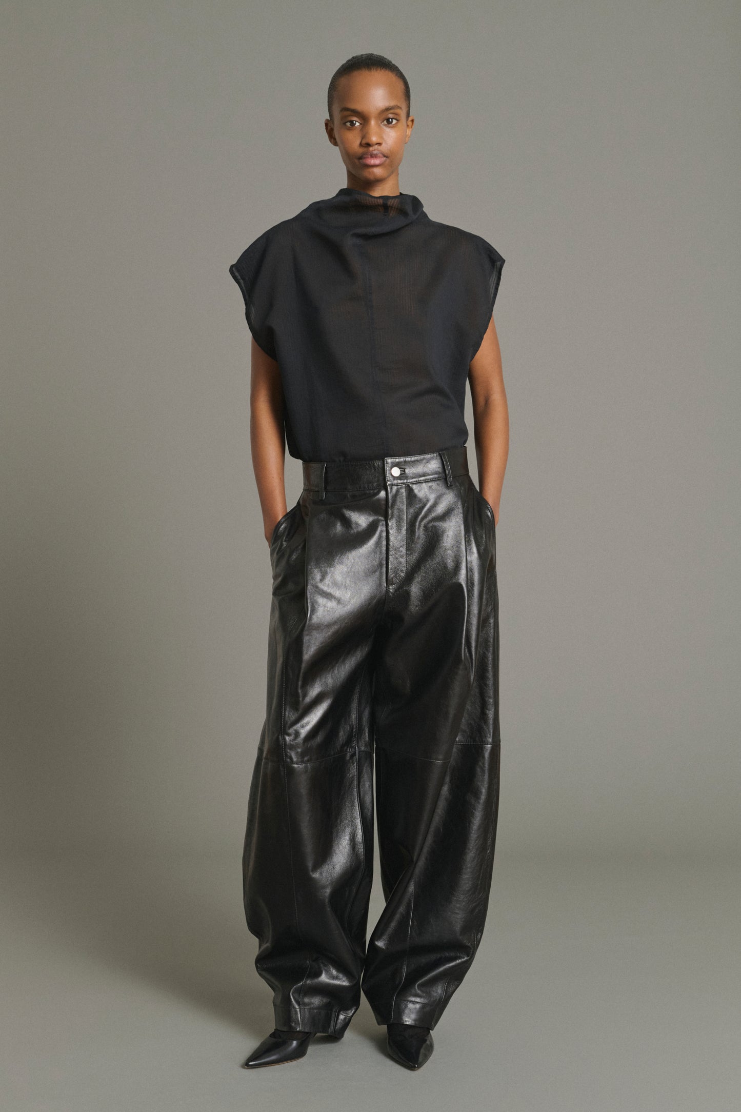 Blouse Izumi - Noir - Coton - Femme