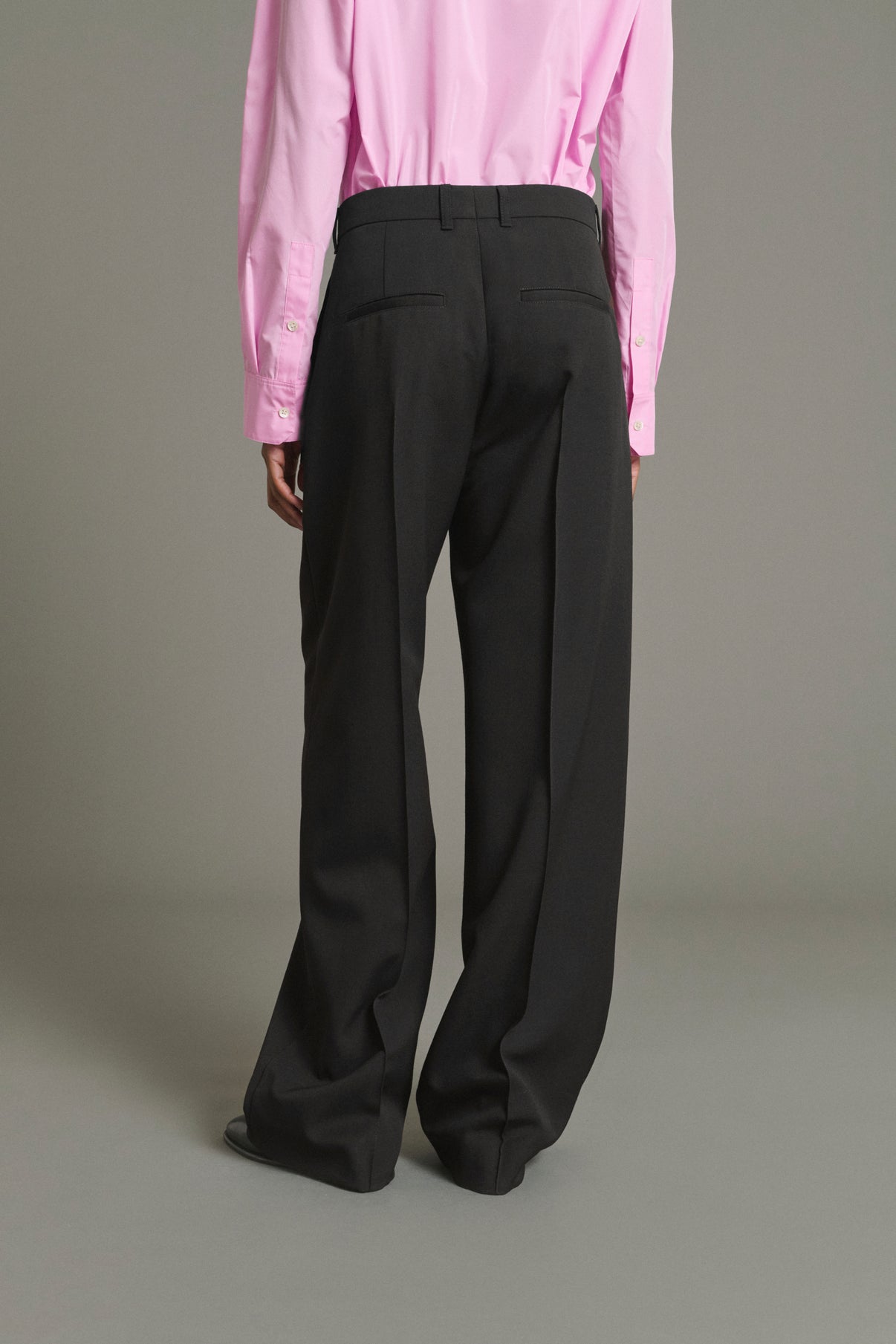 Hose Leo - Schwarz - Wolle - Damen vue 3