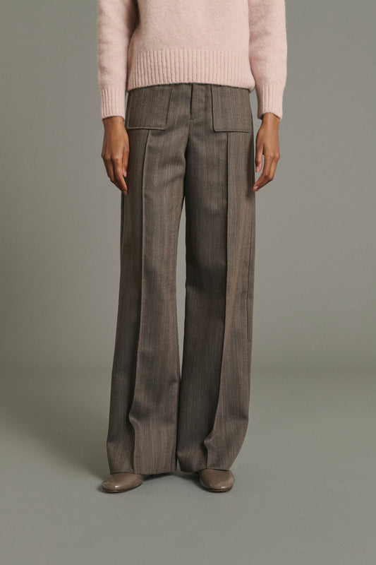 Hose Harold - Marron Glacé - Wolle - Damen