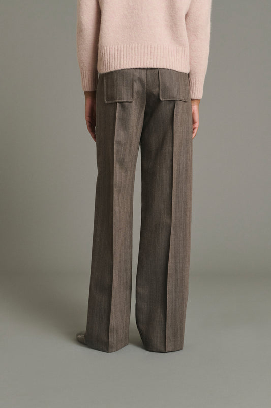 Hose Harold - Marron Glacé - Wolle - Damen