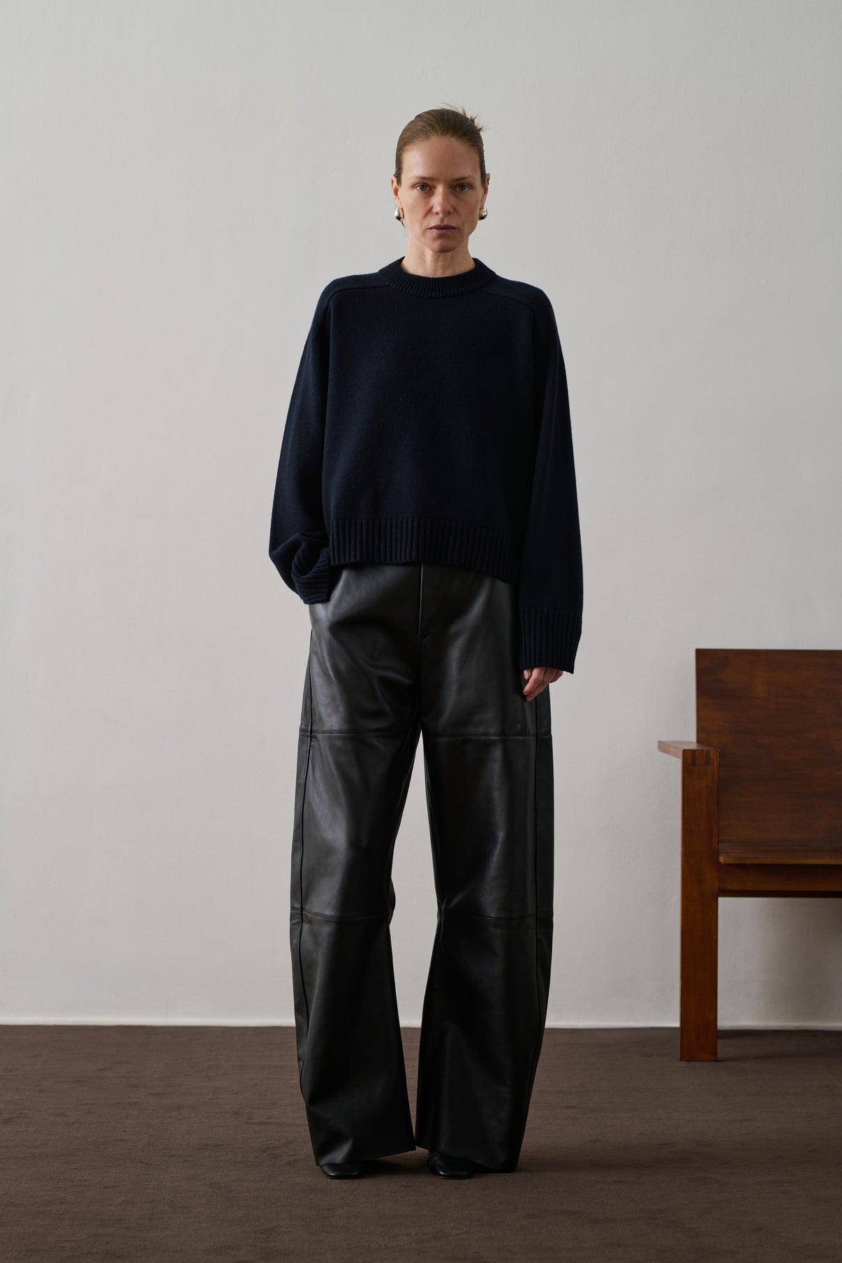 Pull Will - Navy - Laine - Femme vue 1