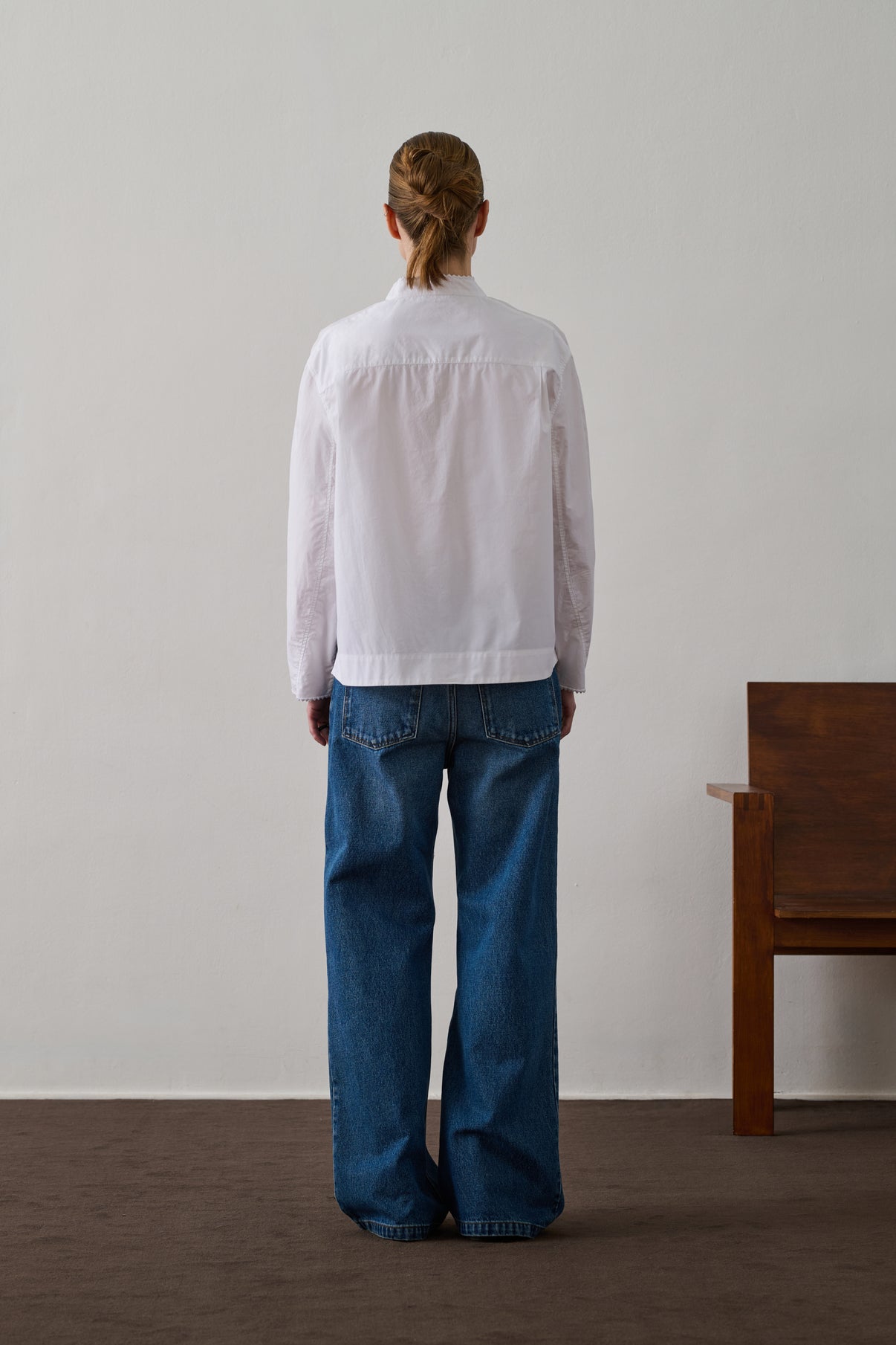 Chemise Greece - Blanc - Coton - Femme vue 3