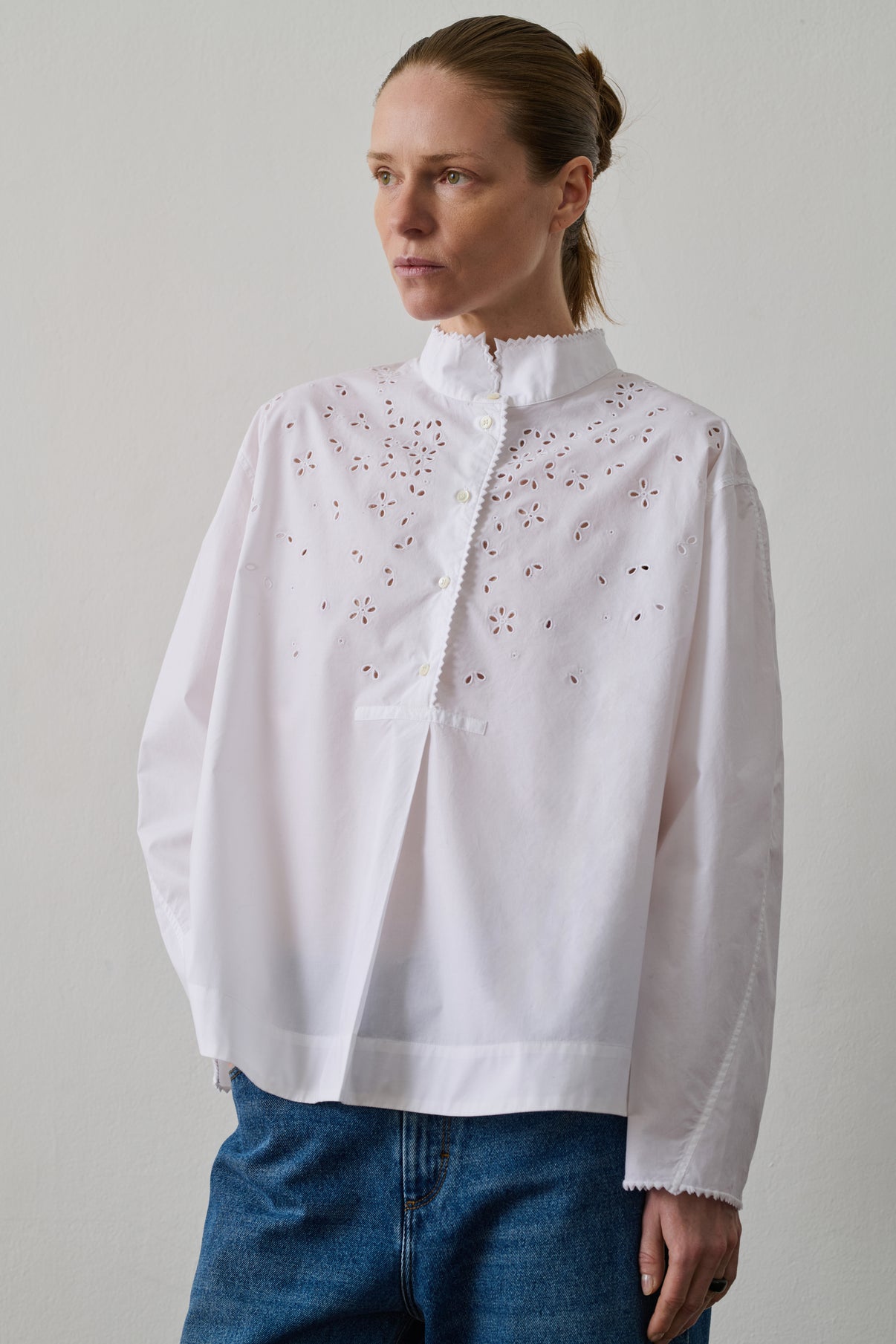 Chemise Greece - Blanc - Coton - Femme vue 1