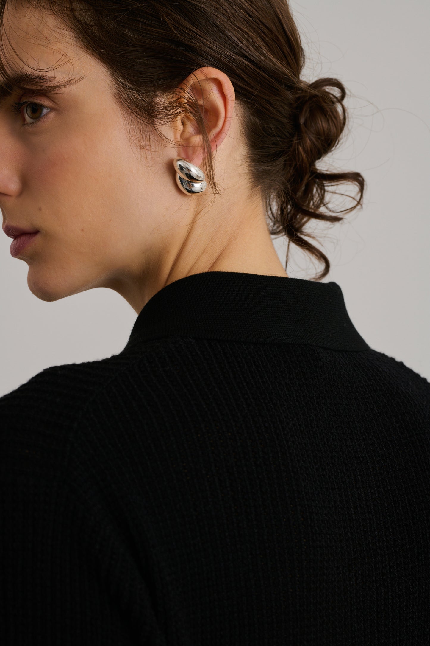 Polo David - Noir - Femme