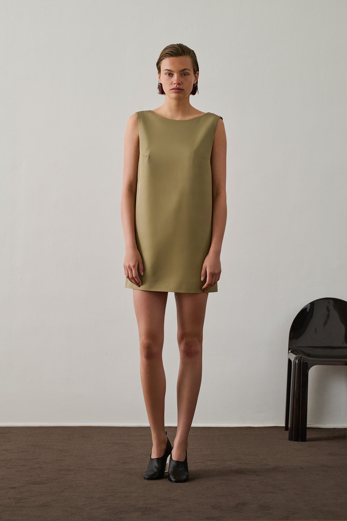 Robe Maya - Sauge - Viscose - Femme vue 1