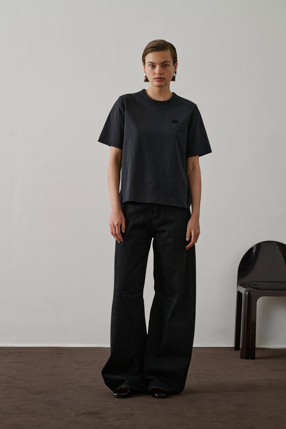 Tee-Shirt Eileen - Dark Navy - Coton - Femme vue 1