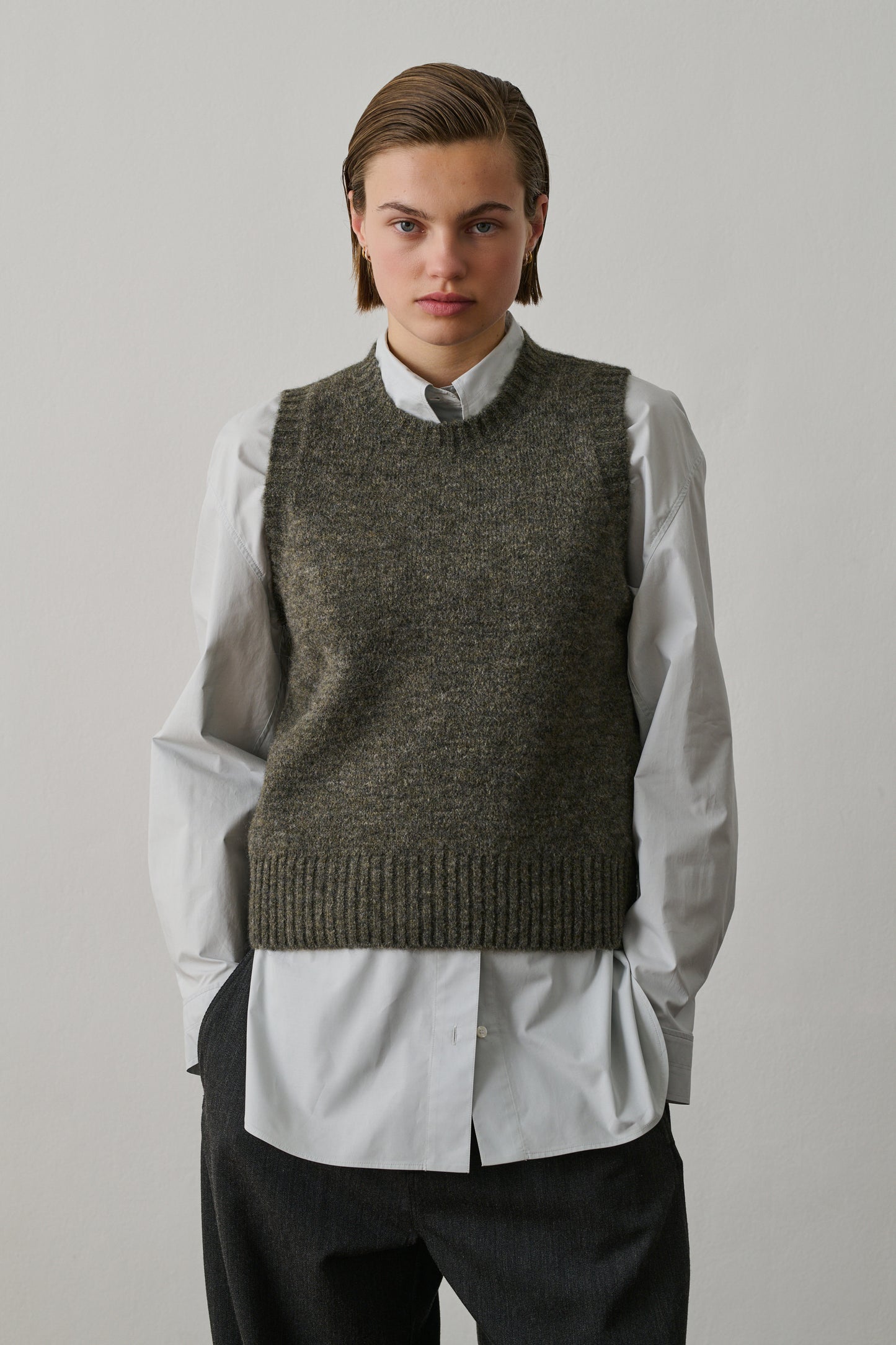 Pull Namaste - Gris Chiné - Femme