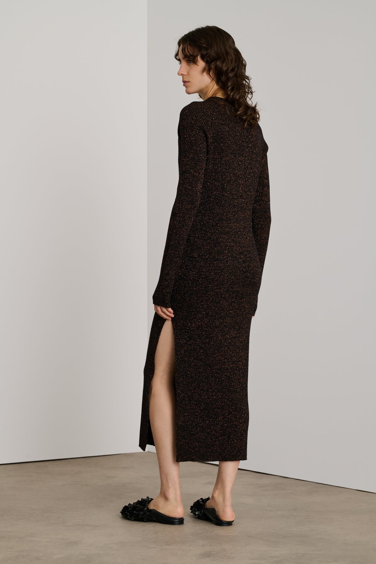 Helen dress - Black/Caramel - Women vue 2
